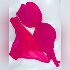 Hot pink Victorias Secret cheeky bikini